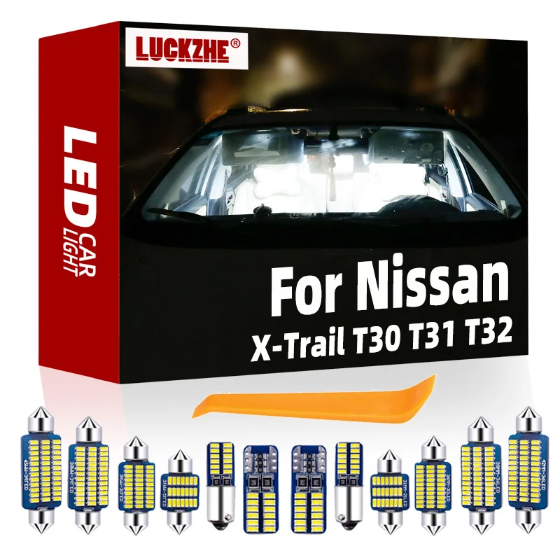Автомобильный светодиодный светильник LUCKZHE Canbus для Nissan X-Trail X Trail T30 T31 T32 |