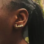 Женские серьги-гвоздики из нержавеющей стали, 1 пара