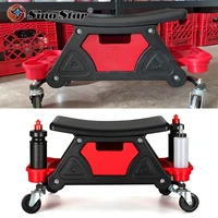 sccd01 car care products car washing repair sitting creeper seat auto detailing stool rubber wheel casters with lock