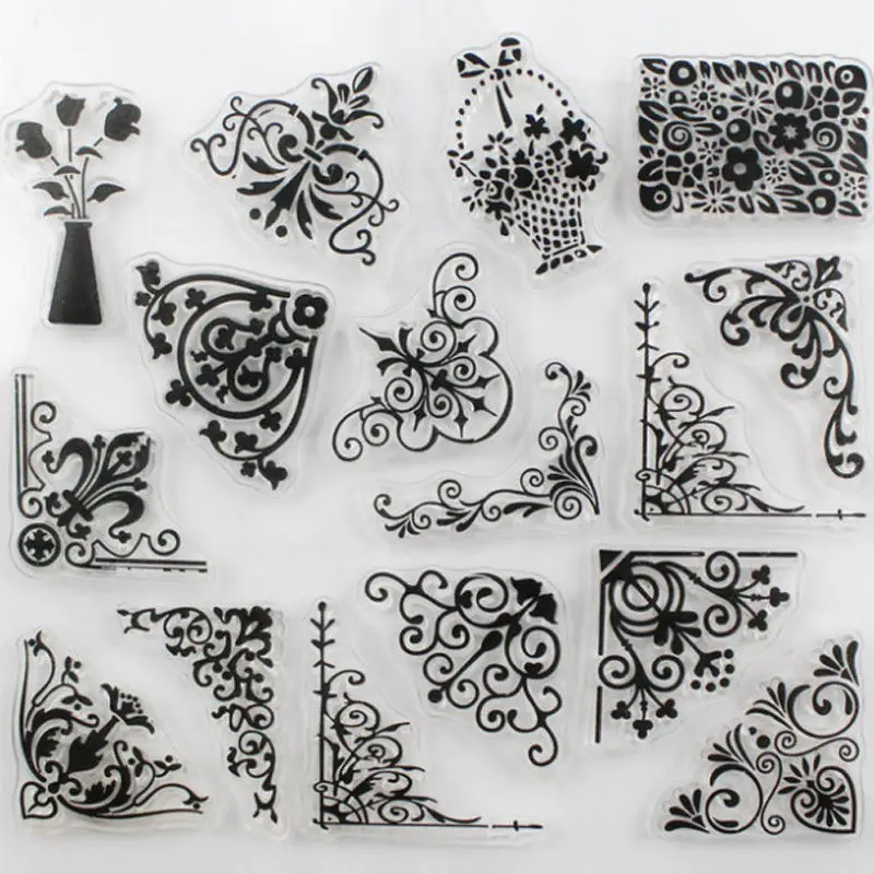 Самодельные креативные прозрачные штампы для скрапбукинга ручной работы