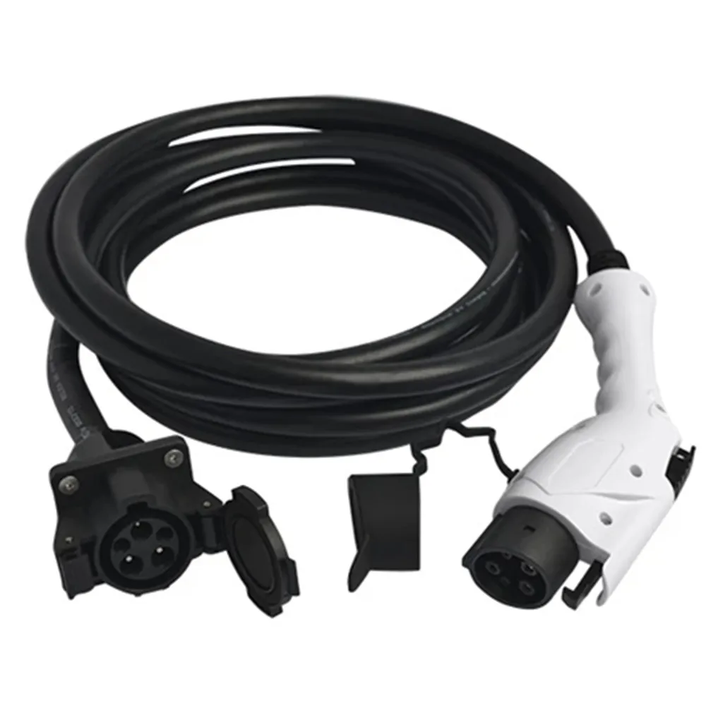 Pаспродажа 32A 5 м 10 м EVSE зарядный кабель SAE J1772 разъем типа 1 штекер EV Зарядные разъемы переходник удлинитель зарядного устройства
