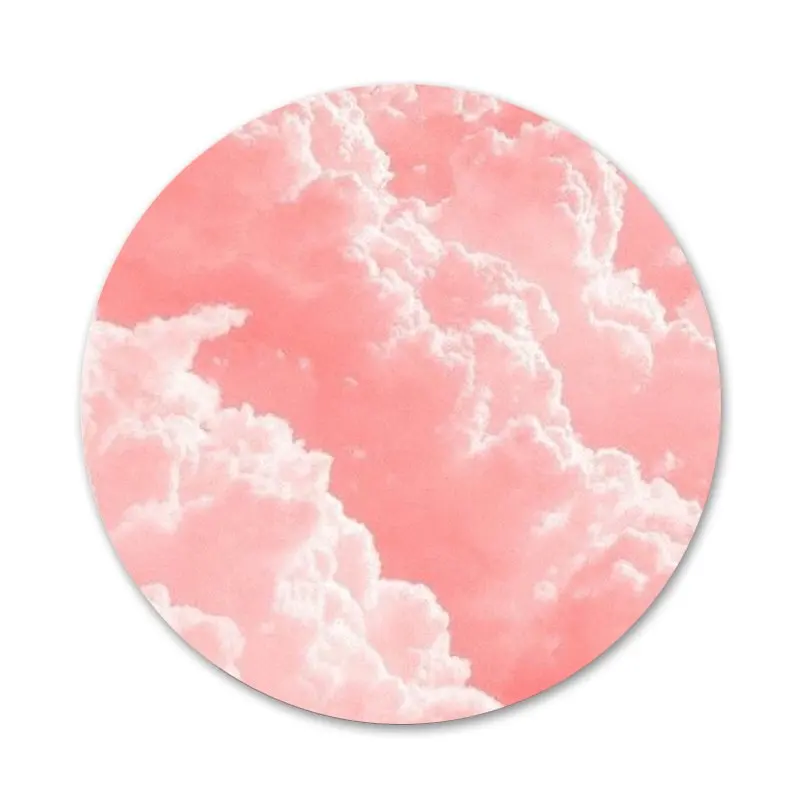 Значки с облаками на голубом небе значки металлические для украшения одежды