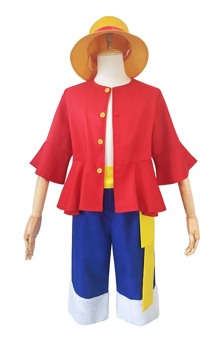 Одна деталь с принтом &quotМанки Д. Луффи костюмы для косплея на Хэллоуин