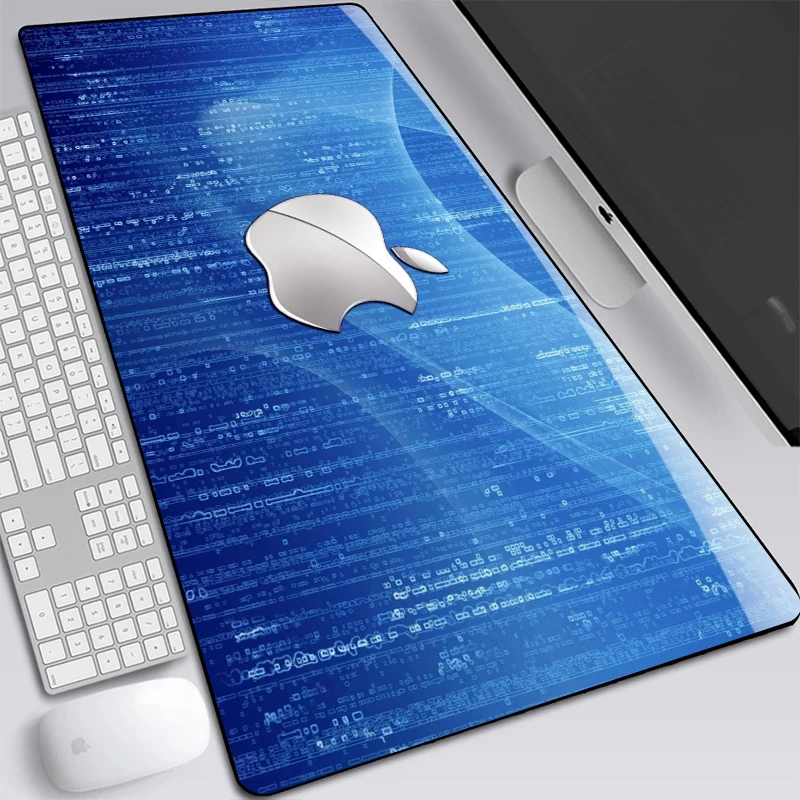 Большой геймер Мышь Pad 900x400 резиновый логотип Apple pad Xxl с изображением яблок