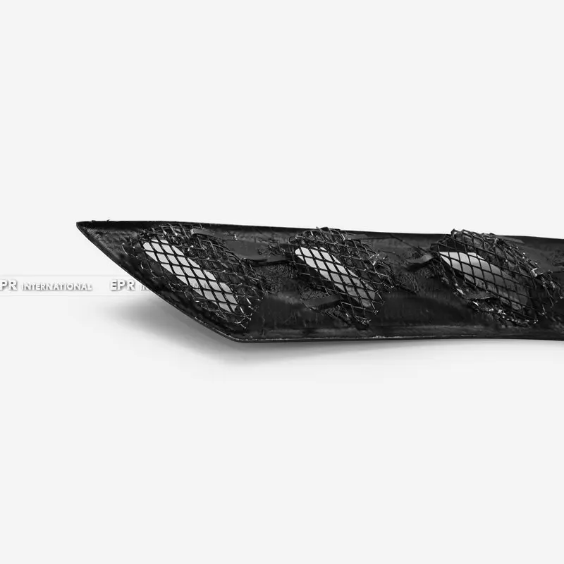 Для Nissan GTR R35 NIS Стиль углеродного волокна переднее крыло отделка вентиляционных отверстий 2 шт 2008- нисмо Впускной воздуховод