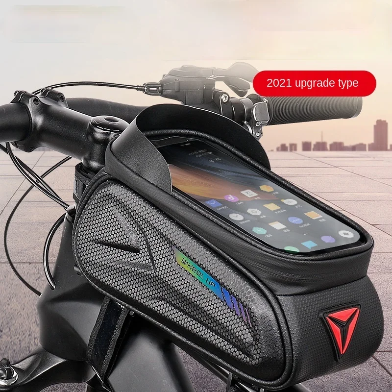 Bicycle Bag Cycling Bag Tube Bag Front Beam Bag Mobile Phone Bag Mountain Highway Vehicle bike saddle bag  bike accessories