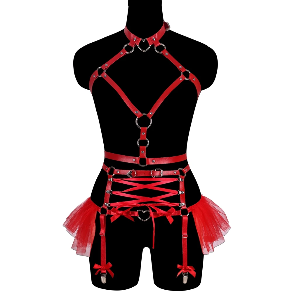 

Женская кожаная подвязка в стиле «Харадзюку»