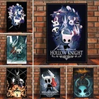 Постер игры полый рыцарь карта украшение холст живопись HD Хеллоуин плакат Настенные картины Классическая Детская комната Домашний декор