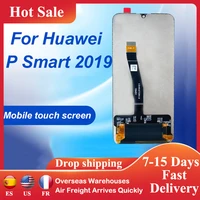 6 21 inch lcd display screen for huawei p smart 2019 touch display digitizer assembly black lcd replacement mobile phone parts