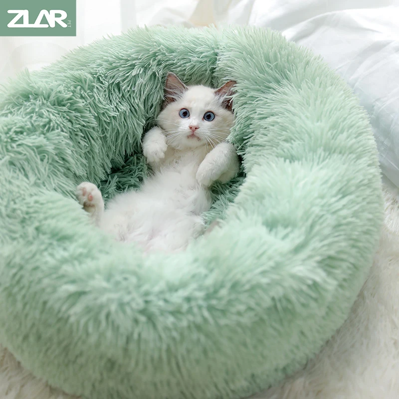 

Лежанка для собаки ZLAR, зимняя, теплая, длинная, плюшевая, мягкая