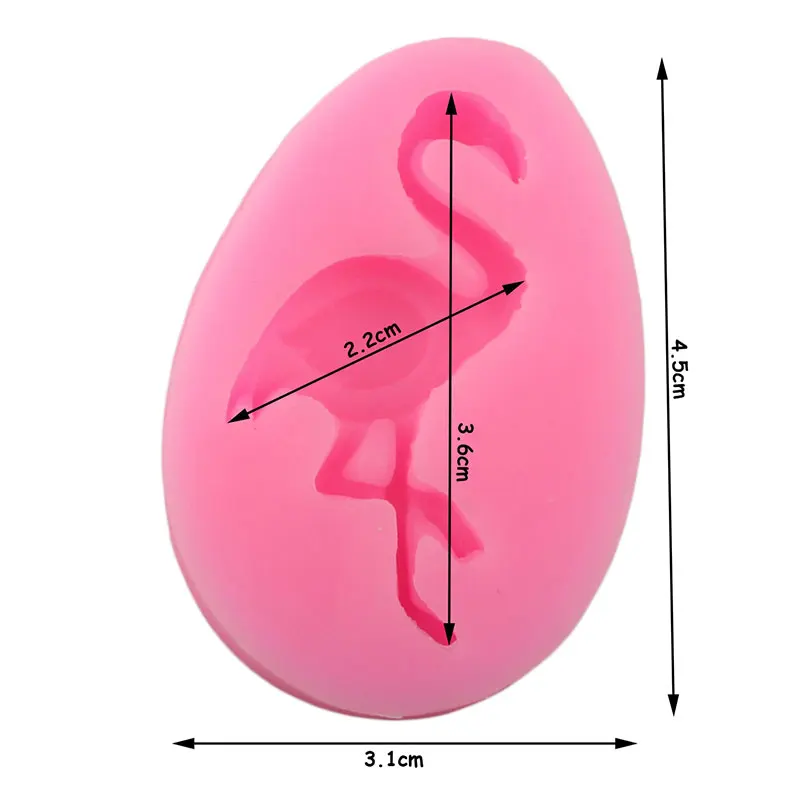 Силиконовые формы в виде фламинго детские инструменты для украшения тортов на