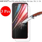 3 шт.лот, новинка, 9H, 2.5D закаленное стекло, защитная пленка для ZTE nubia Red Magic 3 3 3S 5G 5S Lite + инструменты для очистки