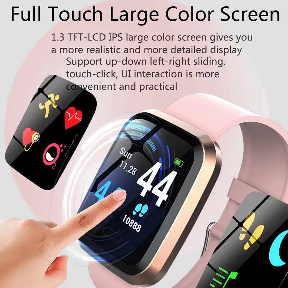 

Смарт-часы Multi-sport L7, водонепроницаемые, с сенсорным экраном, пульсометром, тонометром