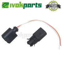 ambient outside air temperature sensor with 2 pin connector plug for volkswagen audi seat skoda 1j0919379a 1j0 919 379 a