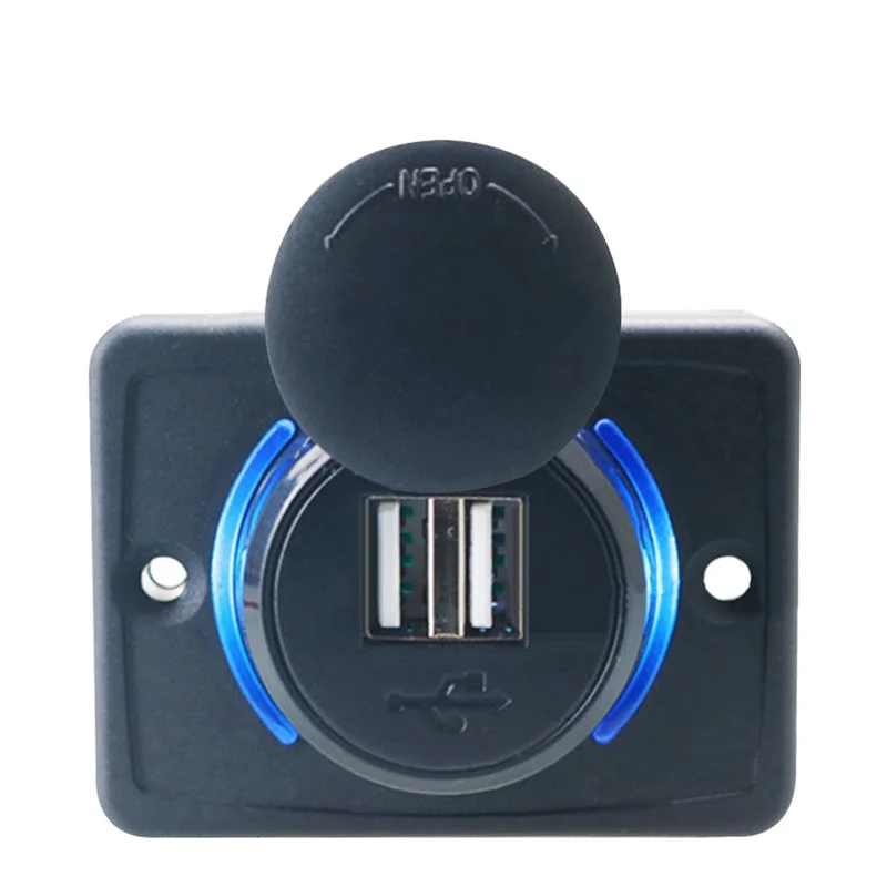 Устройство для автомобиля с двумя портами USB Зарядное устройство Мощность