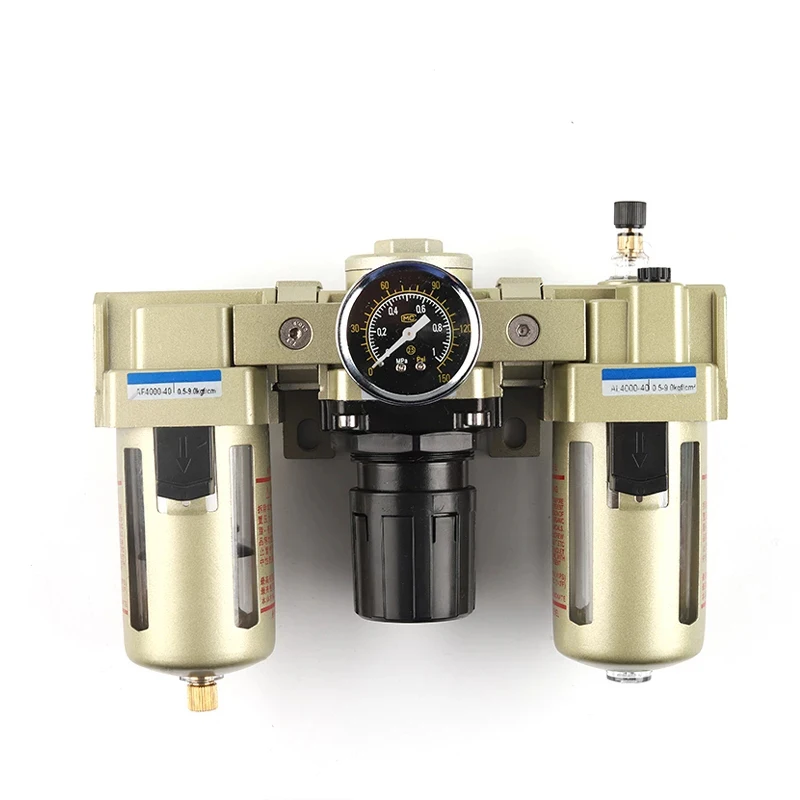 

AC2000-02 1/4"Pressure Regulator Gauge Air Compressor Filter Oil Moisture Separator For Water Filters Dehumidifier AC3000-02