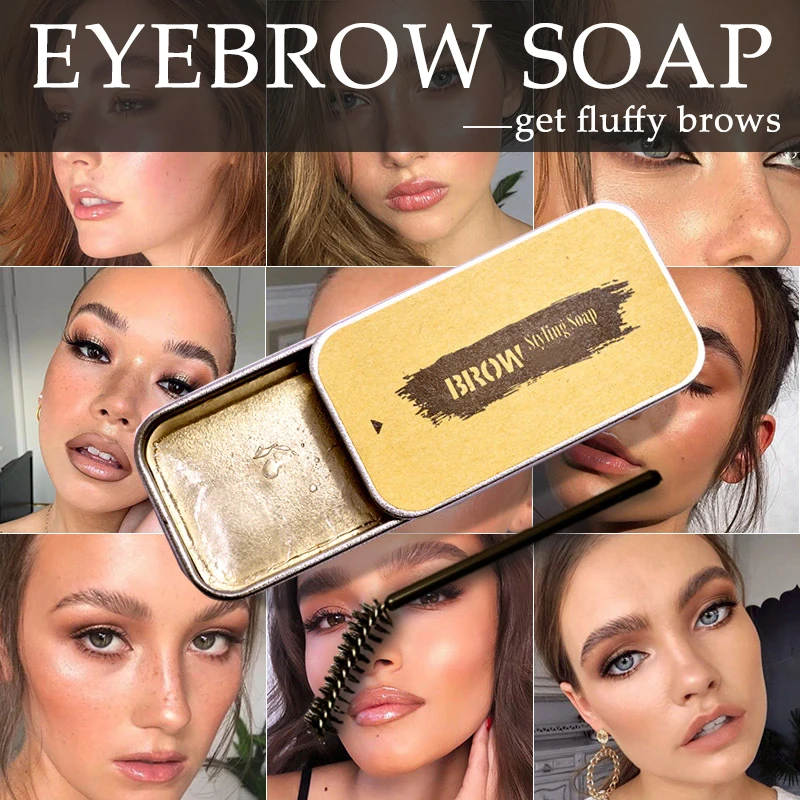 3d бальзам для макияжа Feathery Brows укладки бровей набор мыла стойкий гель водостойкий