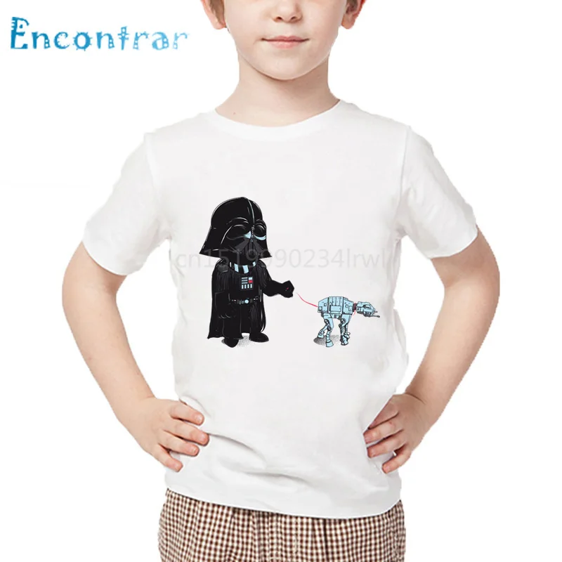 Дизайнерская футболка с принтом Звездные войны Дарт Кинг для мальчиков и девочек