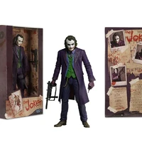 the dark knight man 7 neca the joker heath ledger figure toys model pvc for children gift in stock