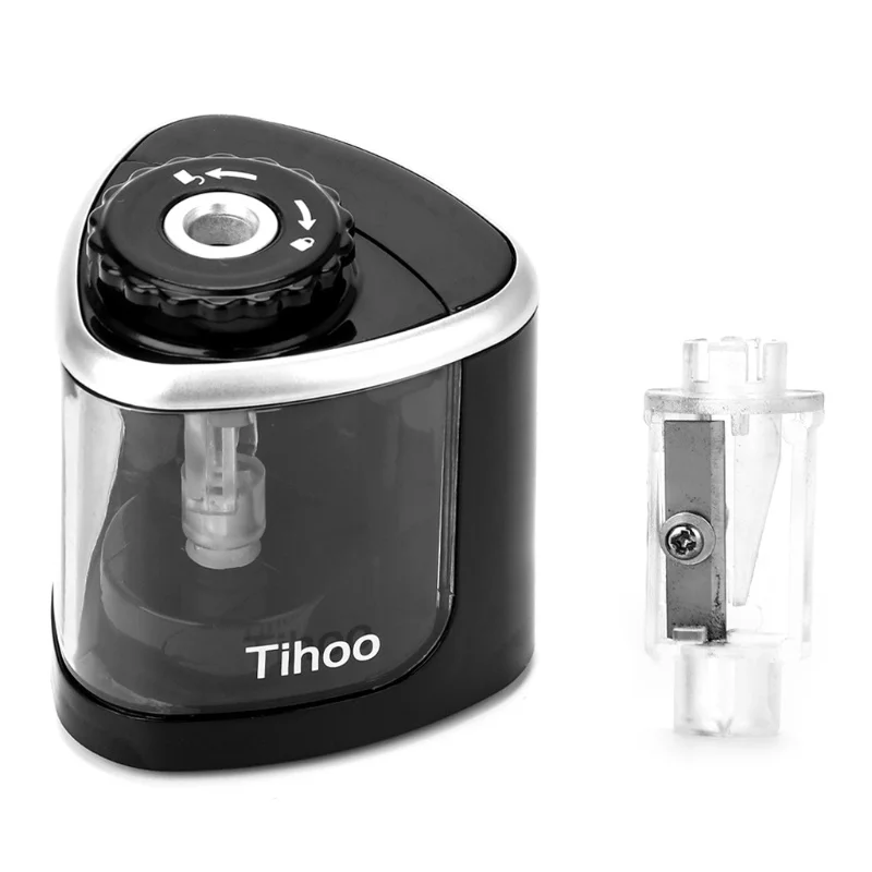 

Electric Pencil Sharpener Manual and Electric Sharpening Free to Transform Colored Pencils (6-8mm), Battery Operated in School