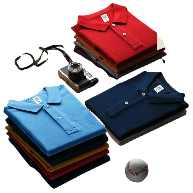 

100 Cotton Polo Shirt Men 2021 Brand Shirts For Man Short Sleeve Summer Fashion Clothing Wine Blue Grey Red Navy Mens Polos