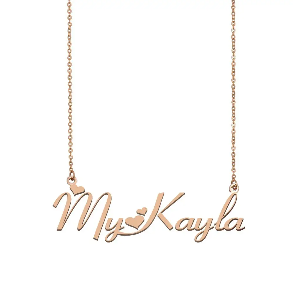 

MyKayla Name Necklace , Custom Name Necklace for Women Girls Best Friends Birthday Wedding Christmas Mother Days Gift