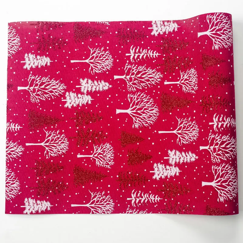 A Red Christmas Tree 270*30 см «Рассвет Справедливости» скатерть с рисунком стола флага салфетки рождественские праздники украшения настольный бегун для вечерние - Цвет: A Red Christmas Tree