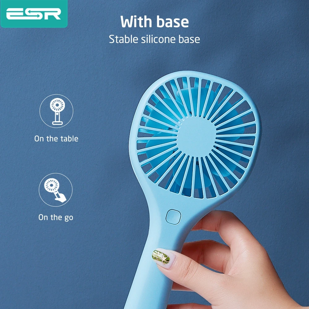 Внешний портативный вентилятор с подставкой 2000 мАч | Мобильные телефоны и
