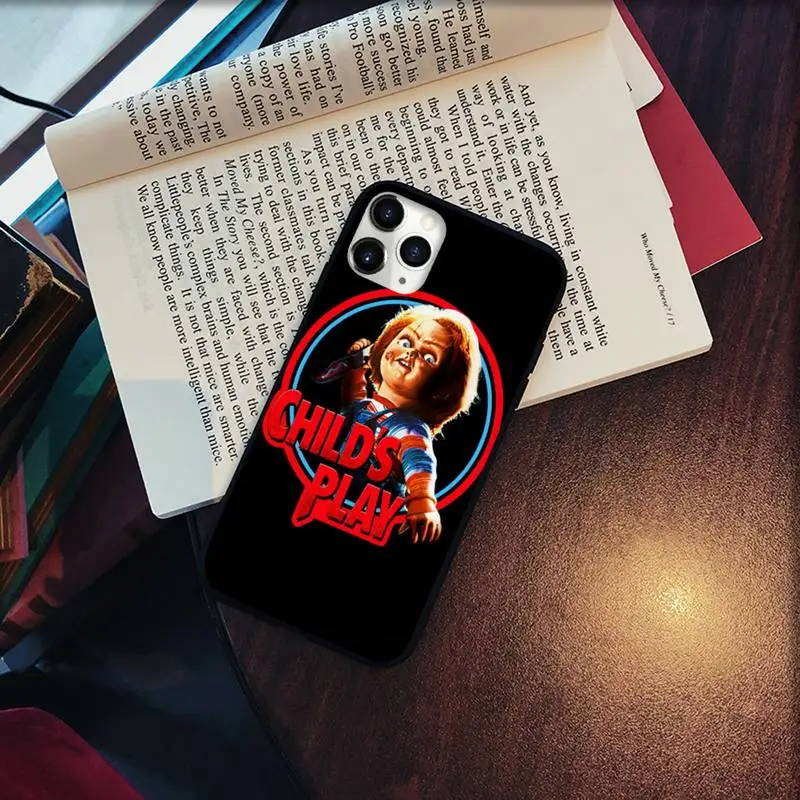 

Charles Lee Ray Chucky Doll Phone Case for iPhone 11 12 pro XS MAX 8 7 6 6S Plus X 5S SE 2020 XR Soft silicone cover funda shell