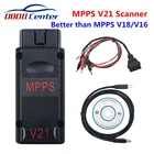 Новый сканер чип MPPS V21 Ecu для настройки, устройство для диагностики автомобиля, с многозагрузным кабелем, MPPS V18.12.3.8 V16 V13 Flasher, для Edc17