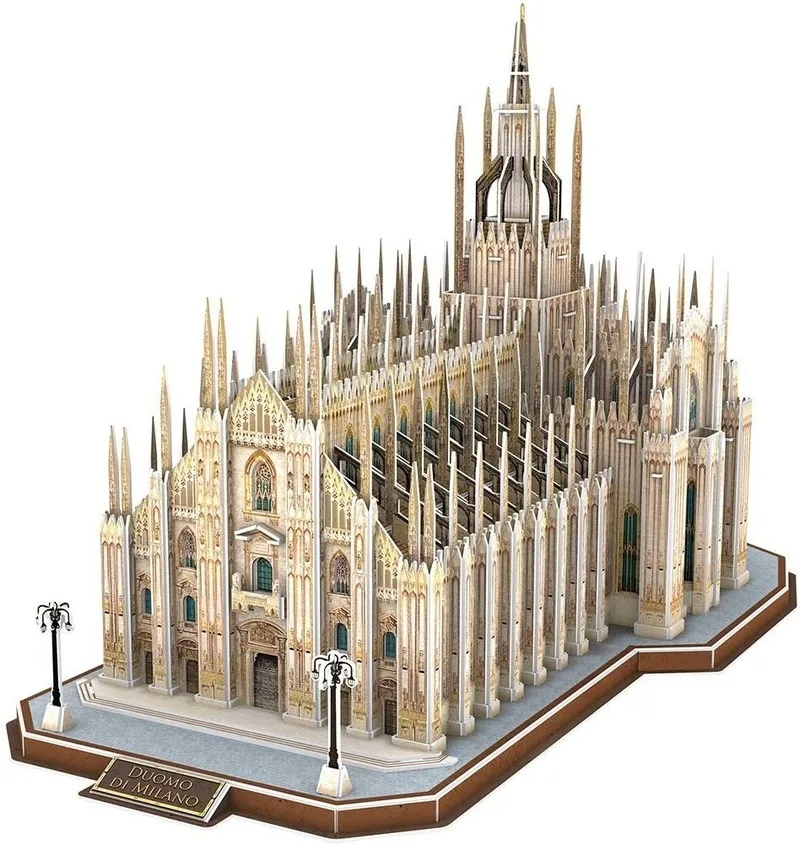 DIY 3D Италия Duomo Di Milano паззлы Соборная архитектура церковь модель здания игрушки