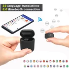 Новинка, наушники Peiko S с переводным текстом, 33 языка, мгновенный перевод, умный переводчик голоса, беспроводные наушники Bluetooth переводчика