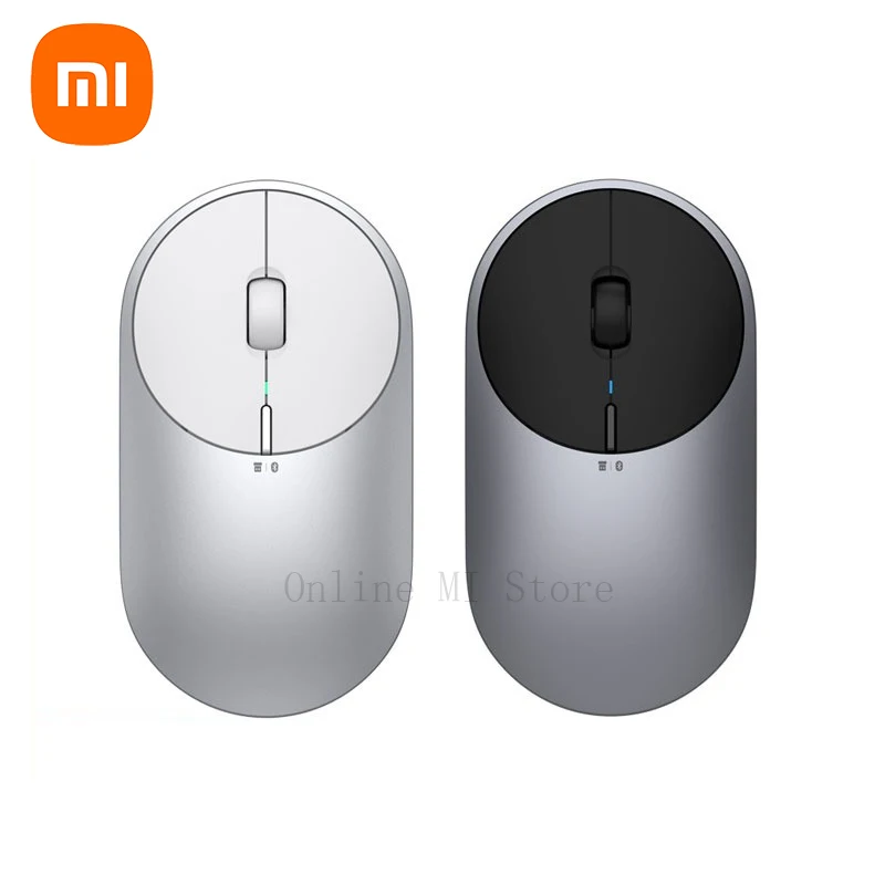 

Оригинальная портативная мышь Xiaomi, 2 оптические Беспроводные Bluetooth 4,2 RF 2,4 ГГц, регулируемая 4000 точек/дюйм, двойной режим подключения для ноут...