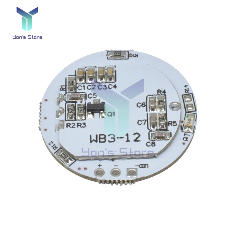 Микроволновый радар 3-12 Вт сенсорный модуль Белая светодиодная лампа сферическая