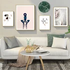 Современные плакаты, принты, модная женская картина маслом, холст, настенные картины для спальни, гостиной, украшение для дома без рамки