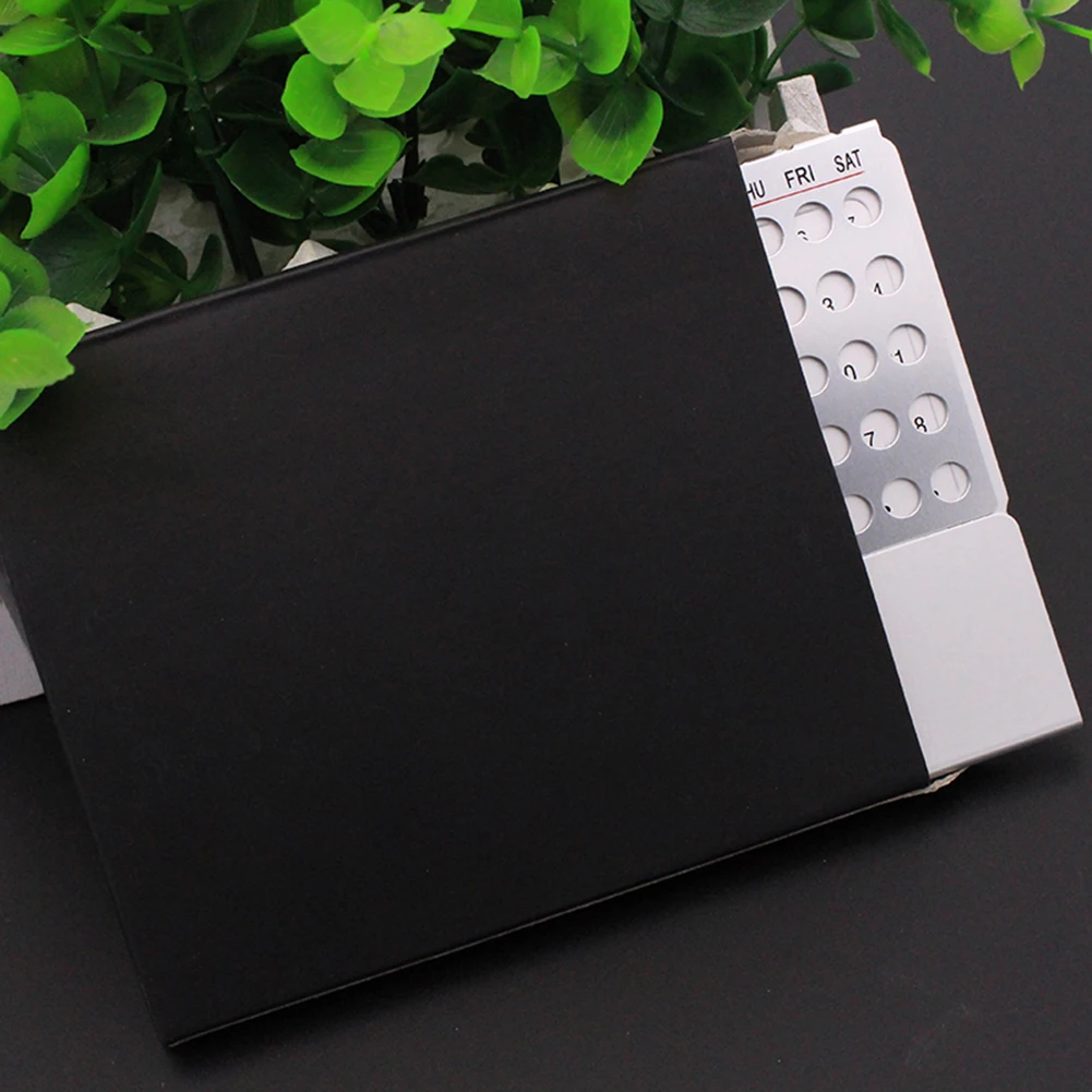 Регулируемый вечный календарь из нержавеющей стали практичный подарок для