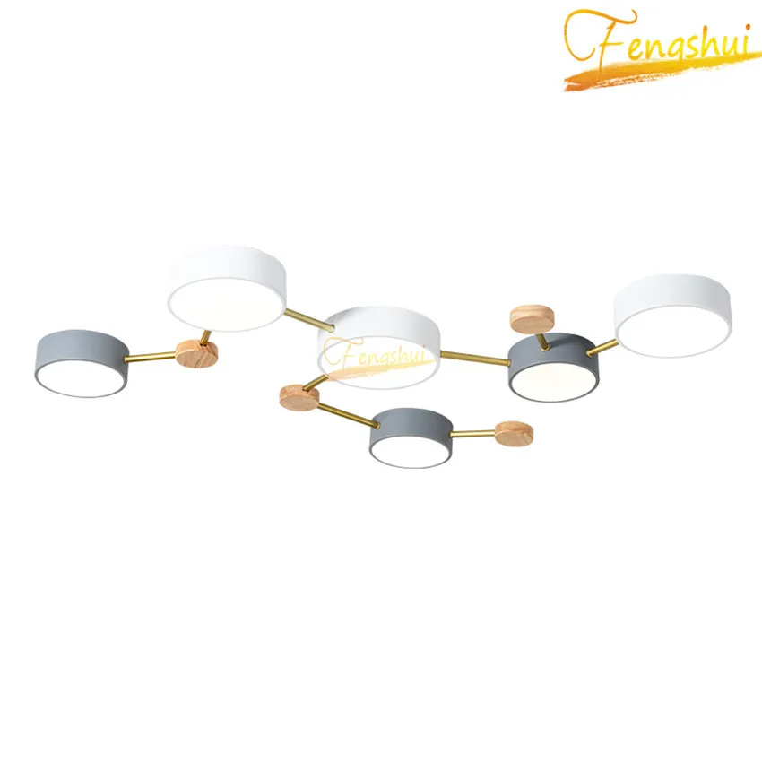 

Modern Minimalist LED Acrylic Ceiling Lamp Lighting Nordic Art Restaurant Decor Ceiling Lights for Living Room Bedroom Luminarie