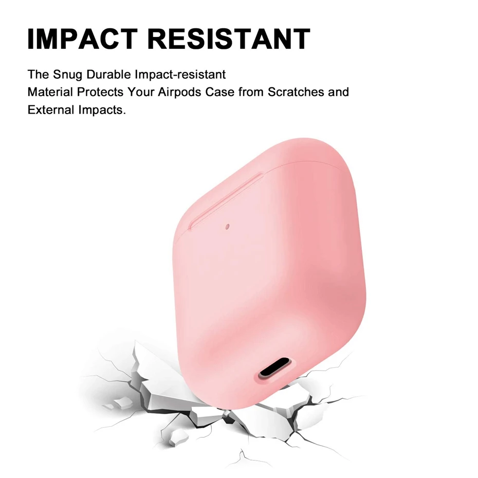 Силиконовый чехол для AirPods 2 Чехол для зарядки наушников чехол для Apple AirPods Air Pod 1 2 Bluetooth коробка гарнитура защитный чехол