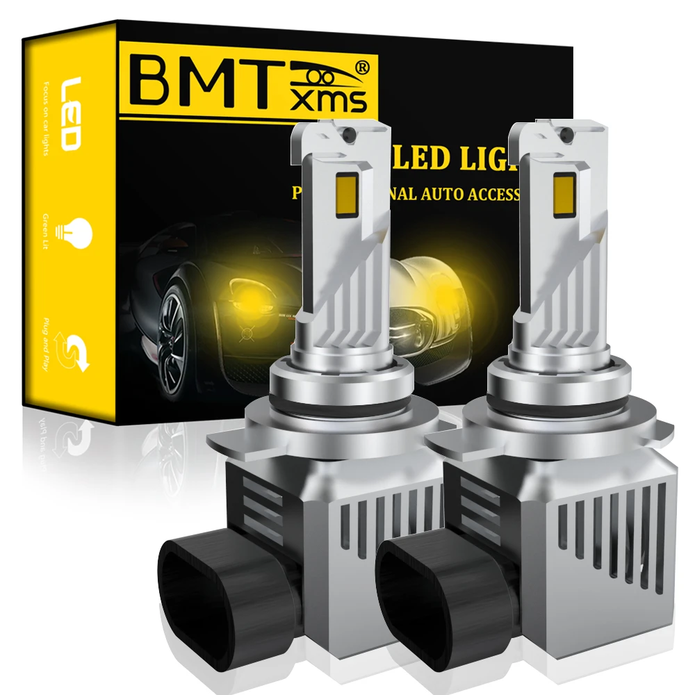 BMTxms 2 шт. 12000LM 9005 LED H4 H7 Canbus фар H1 H11 H8 9006 9012 HB3 HB4 Автомобильный свет нет радиопомех