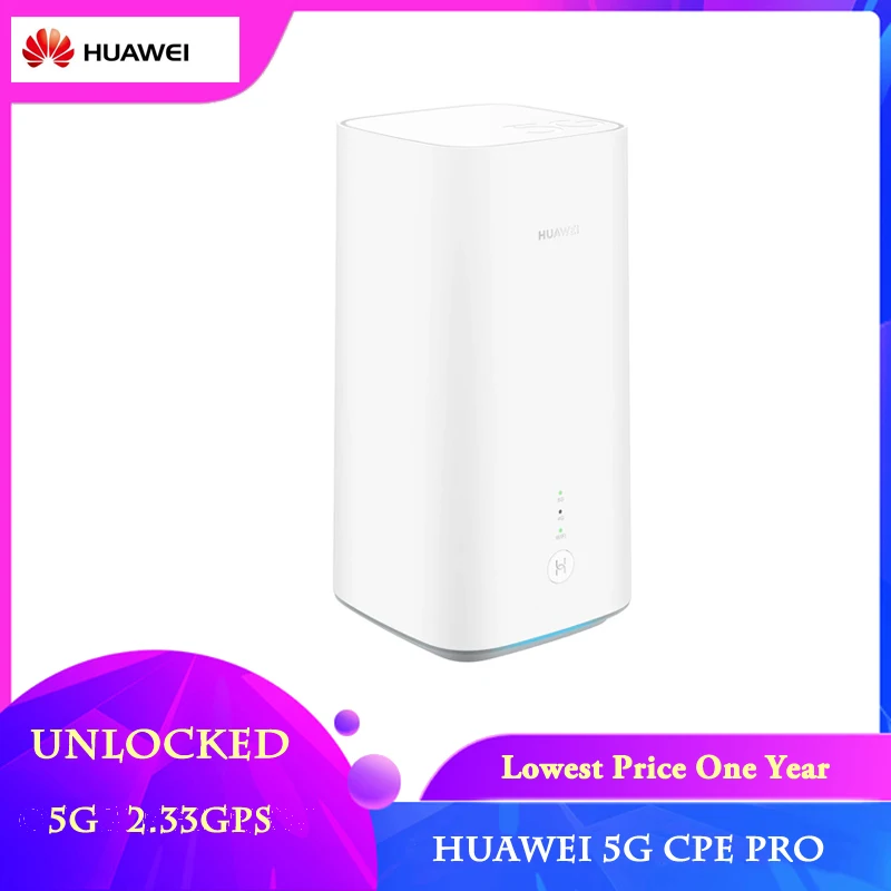 English Version Unlocked Huawei 5G CPE Pro H112-372 Wireless Router Support n41/n77/n78/n79 | Компьютеры и офис