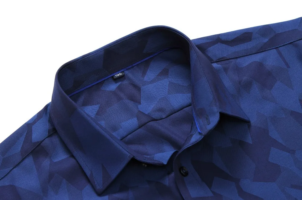 

Plus Size high quality 8XL 7XL 6XL 5XL 4XL Mens Business Casual Long Sleeved Shirt Classic Print Male Social Dress Shirts