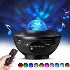 Цветной проектор звездного неба Blueteeth, музыкальный проигрыватель с голосовым управлением через USB, светодиодный ночсветильник, романтическая проекционная лампа, подарок на день рождения