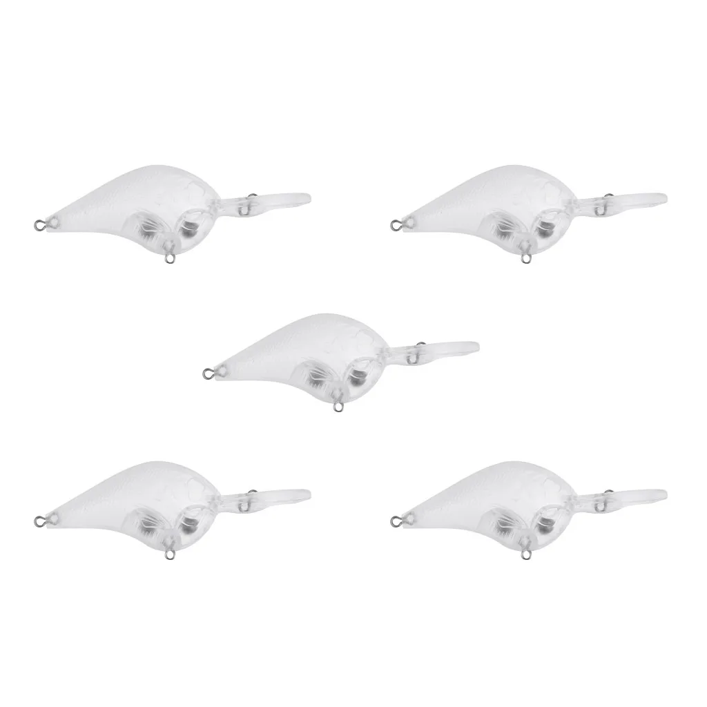 Неокрашенные жесткие рыболовные приманки пустые Картеры DIY различные на выбор |