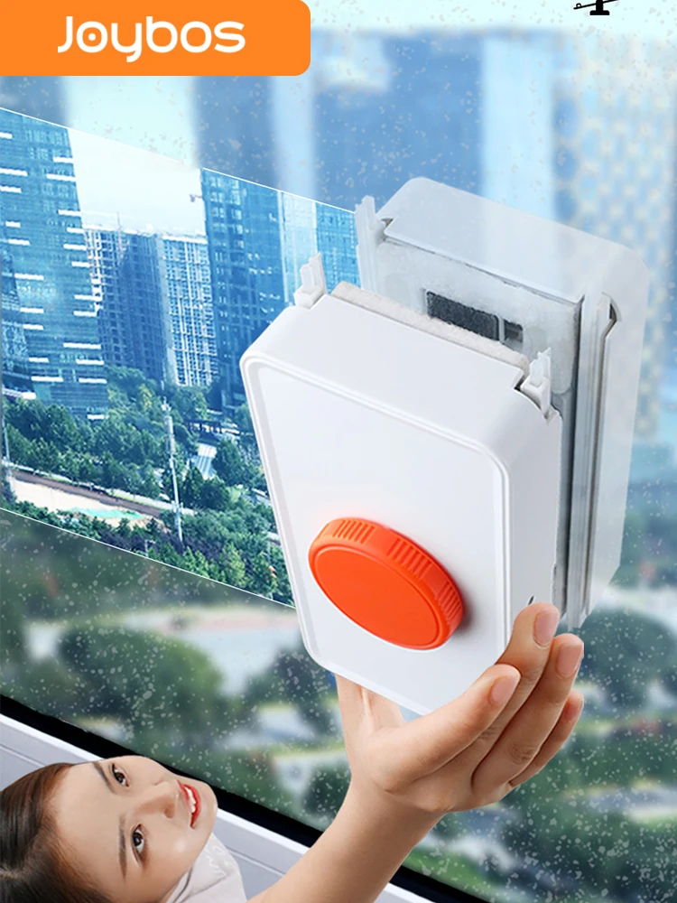 JOYBOS Patented Window Wiper Unlimited Adjustable Magnetic Glass Brush Anti-Drop High-quality Cleaner For Various | Дом и сад