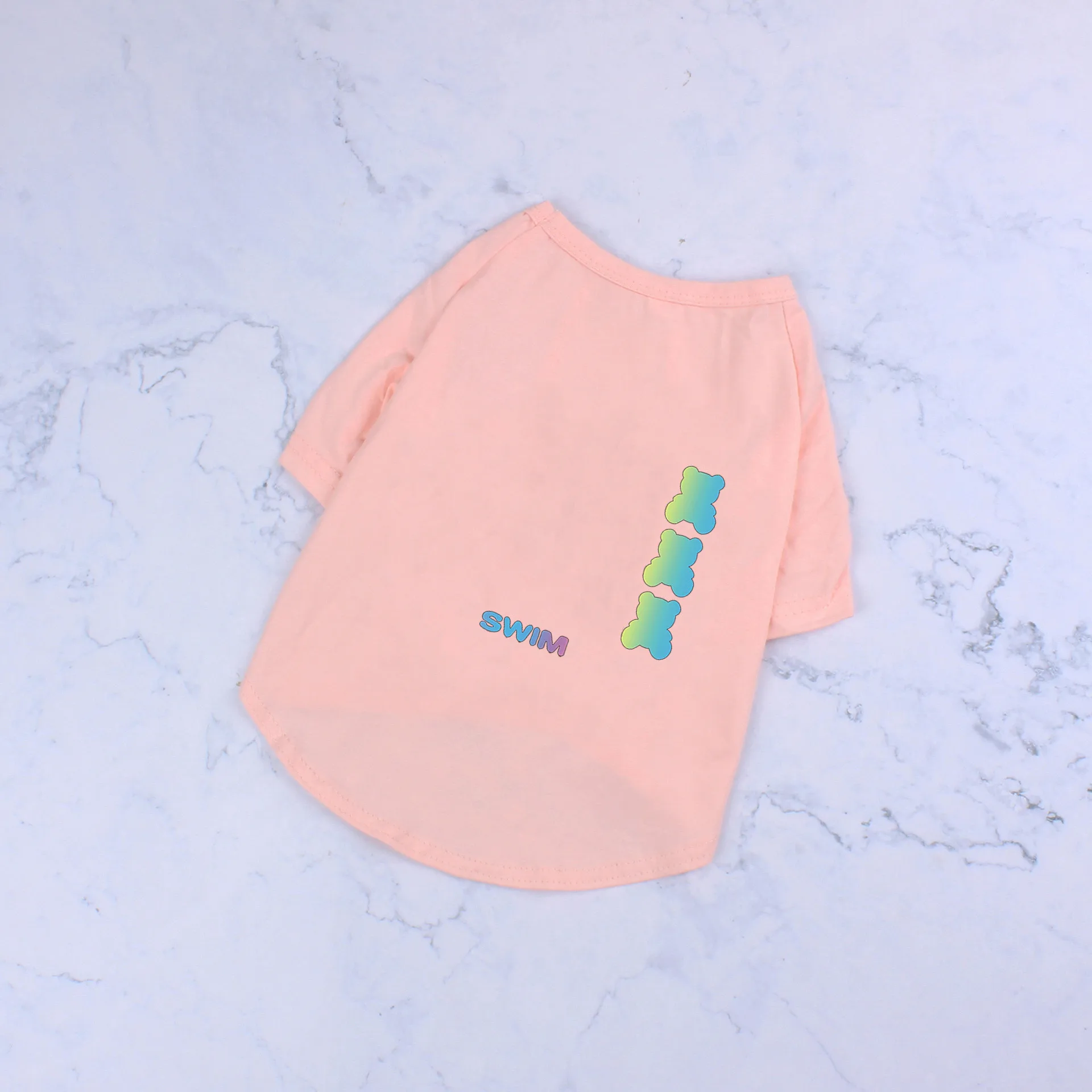 Красочным принтом панель в форме французского бульдога футболка модные летние