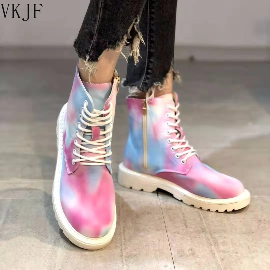

New Plus Size Side Zipper Women Boots New Casual High-top Womens Shoes Round Toe Fashion Women Riding Boots Platform Snow Boots