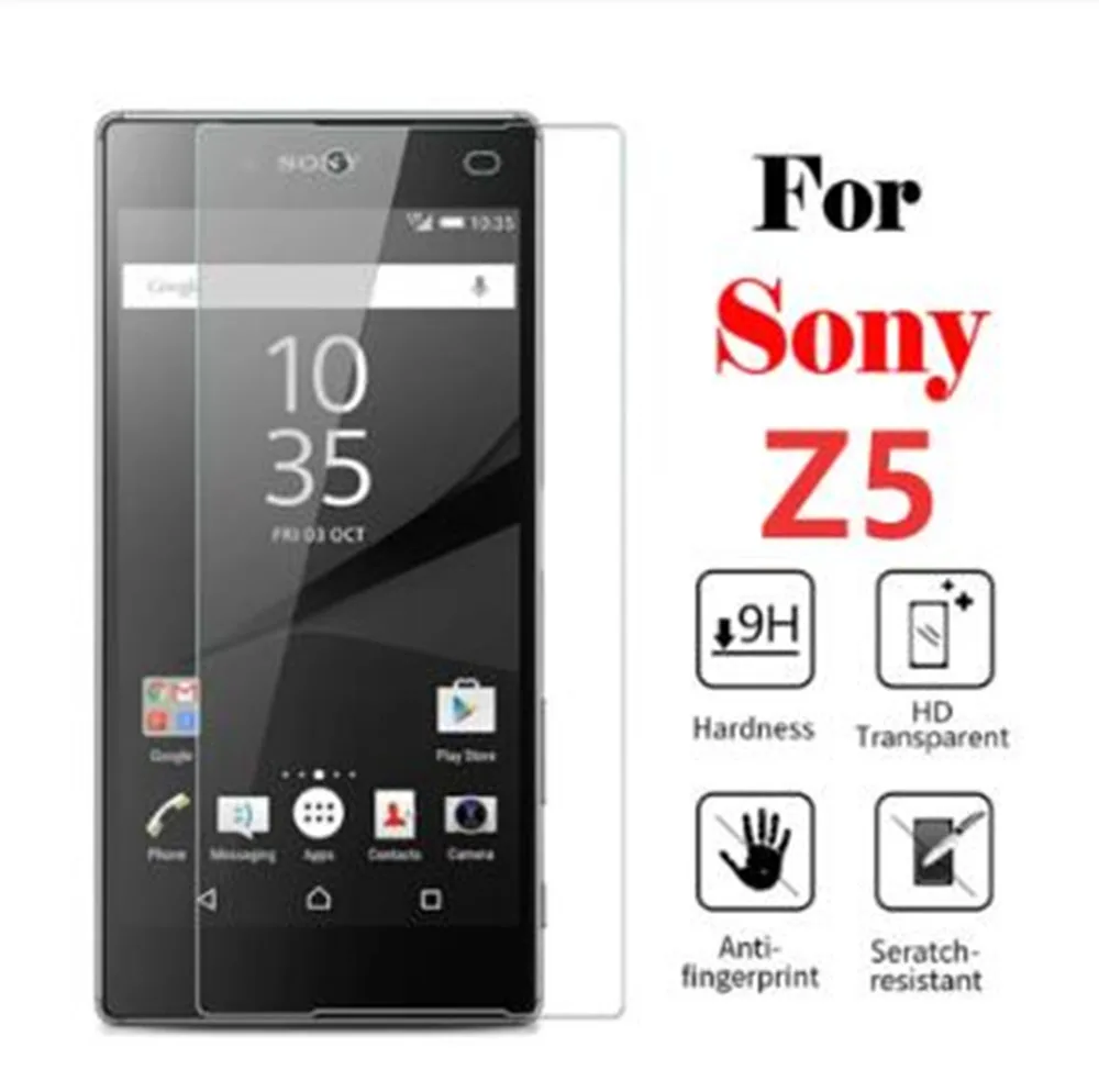 Защитное стекло 9H для Sony Xperia z5 E6603 E6633 защита экрана телефона на Z5 Dual E6653 E6683 S60