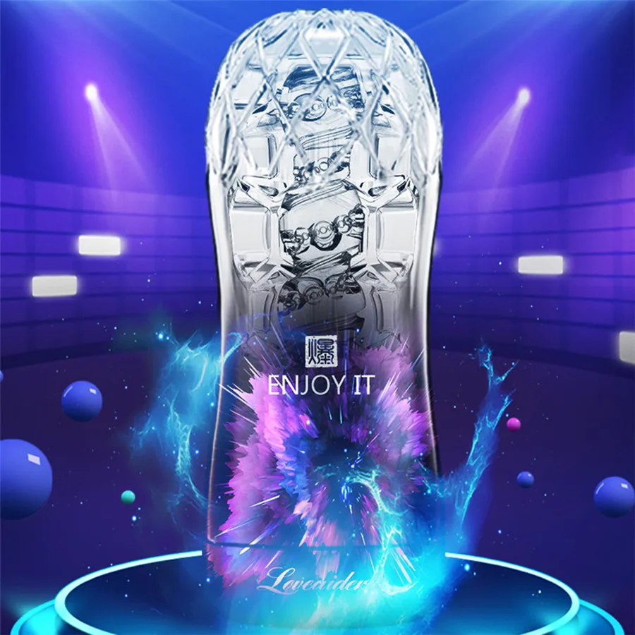 Реалистичная Вагина чашка для мастурбации прозрачная вакуумная карманная