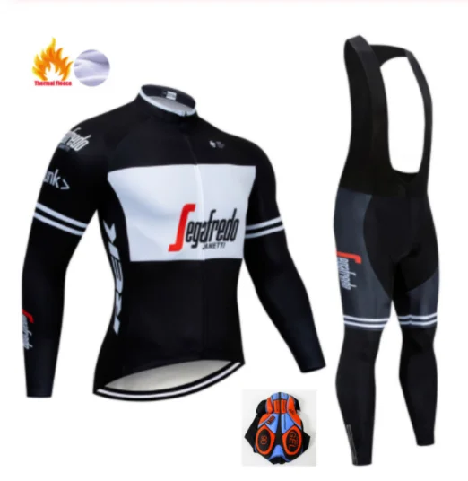 Winter Cycling Suit Зимняя Теплая Флисовая одежда для пеших и вело походов одежда для велосипеда Майо/майки для велоспорта/Одежда для горного велосипеда Ropa Ciclismo - Color: Winter Cycling Suit