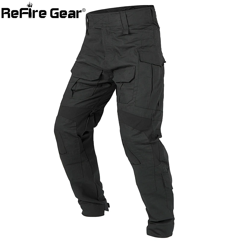 ReFire Gear камуфляжные тактические брюки Осенние солдаты армейские военные для